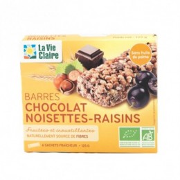 BARRES CHOCOLAT RAISIN X6