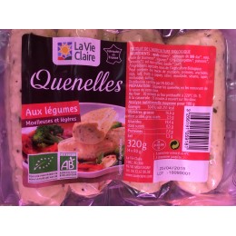 QUENELLES AUX LEGUMES