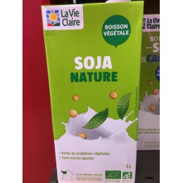 BOISSON AU SOJA NATURE 1L