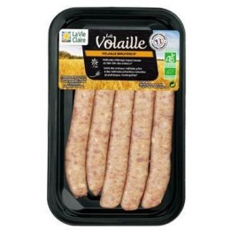 SAUCISSES VOLAILLE NATURE X6